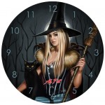 Winter Witch Clock