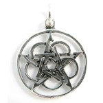Celtic Pentacle Silver Pendant