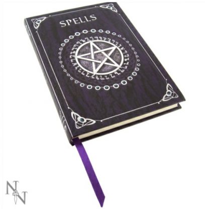 Purple Spell Book Embossed Journal