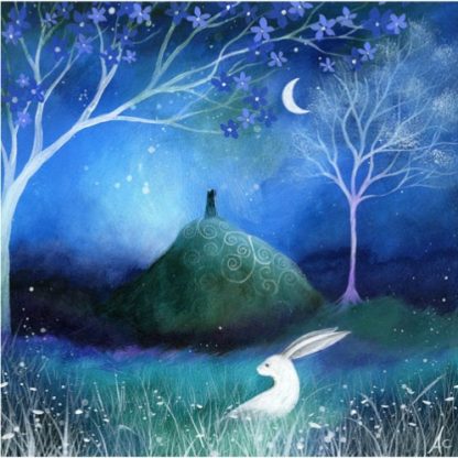 Moonlit Hare Card image by Amanda Clark