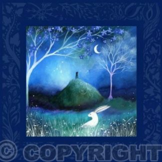 Moonlit Hare Card