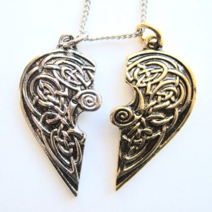 Tristan and Iseult Love Token Pair Pendant