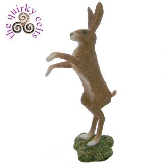 Boxing Hare Figurine