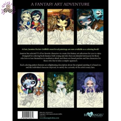 Jasmine Becket-Griffith Coloring Book back cover