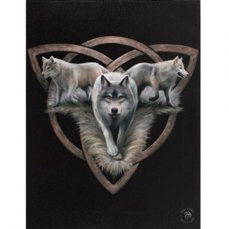 Wolf Trio Canvas Picture