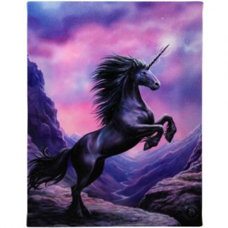 Black Unicorn Canvas Picture