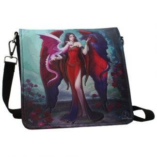 Dragon Mistress Embossed Shoulder Bag