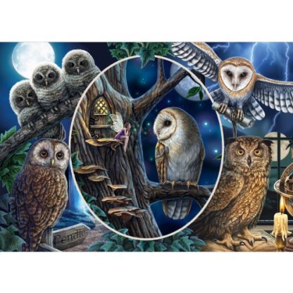 Mysterious Owls Jigsaw Puzzle