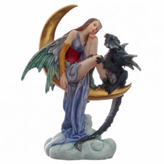 Midnight Moon Dragon and Fairy Figurine