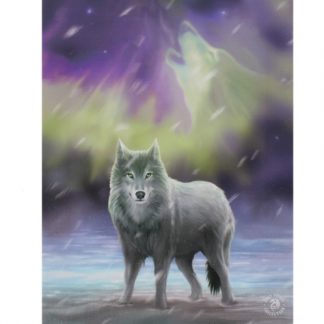 Aura Wolf Canvas Picture