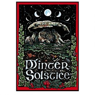 Dolmen and Moon Winter Solstice Card