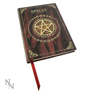 Red Spell Book Embossed Journal