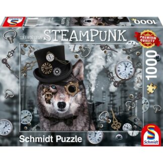 Steampunk Wolf Jigsaw Puzzle