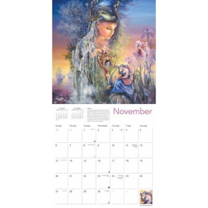 Celestial Journeys by Josephine Wall Calendar 2022 November