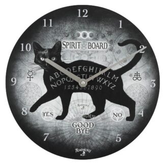 Black Cat Spirit Board Clock