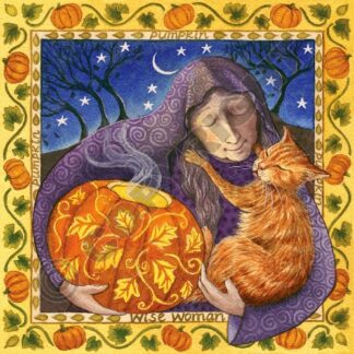 Pumpkin Wise Woman Card