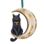 Moon Cat Hanging Ornament