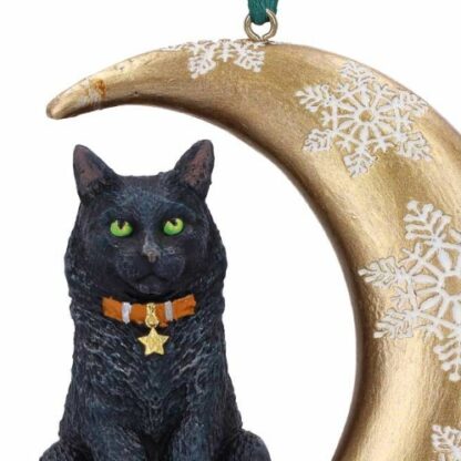 Moon Cat Hanging Ornament close-up