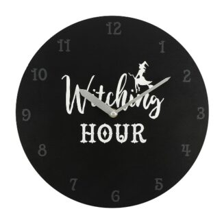 Black Witching Hour Clock