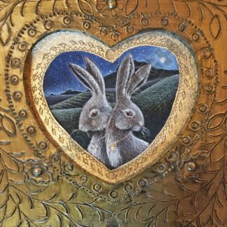 Valentine Hare Card