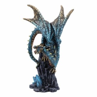 Hear Me Roar Blue Dragon Figurine