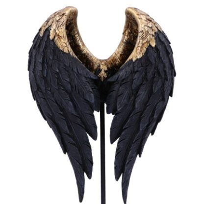 Dark Angel Wings Ornament close-up