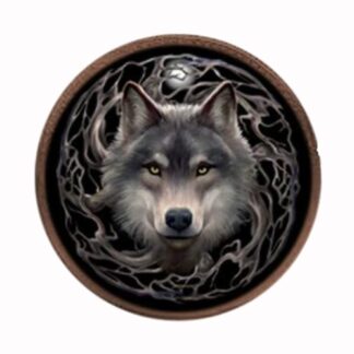 3D Night Forest Wolf Coin Purse