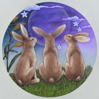 Three Hares Wall Plaque