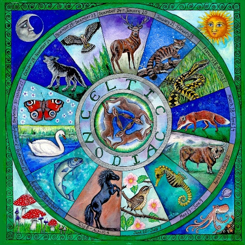 Celtic Zodiac Card - The Quirky Celts