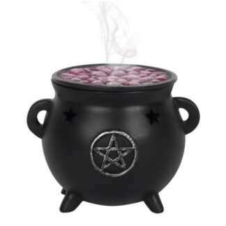 Pentagram Cauldron Incense Cone Holder