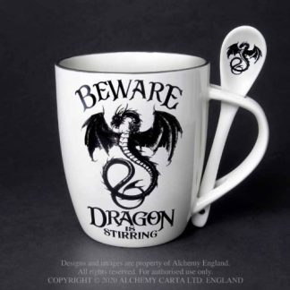 Alchemy Dragon is Stirring Mug and Spoon Set