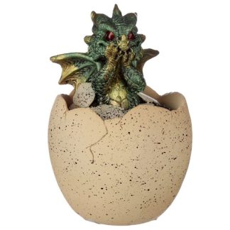 Green Dragon Hatching Egg Trinket Box