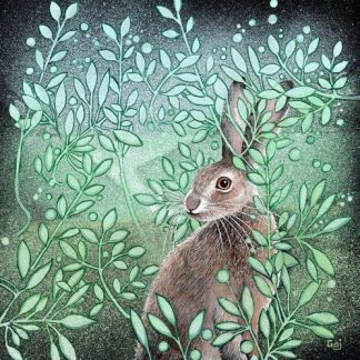 Hare in the Greenery Card