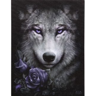 Wolf Roses Canvas Picture