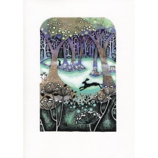 Hares in the Forest CardHares in the Forest Card