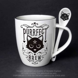 Alchemy Purrfect Brew Mug and Spoon Set