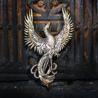 Phoenix Rising Pin Badge
