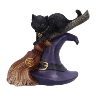Bewitched Cat Figurine
