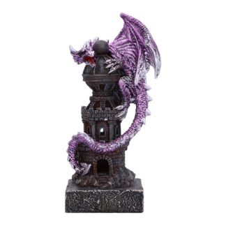 Purple Guardian of the Tower Dragon Figurine